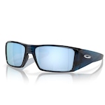 Óculos de Sol Unissex Oakley Heliostat Transparent Poseidon 1461 AZUL