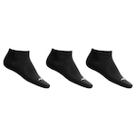 Meia Mizuno Sem Cano Kit 3 Pares Mz24 PRETO