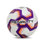 Bola de Futebol de Campo Penalty Storm Costurada Xxiii BRANCO/ROXO