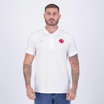 Camisa Polo Kappa Vasco Piquet - Masculina BRANCO