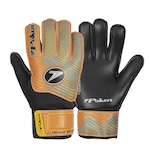 Luva de Goleiro de Futebol de Campo Poker Training Neo - Infantil PRETO/LARANJA