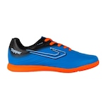 Chuteira Futsal Topper Forza Iii - Adulto AZUL/LARANJA