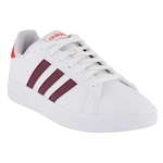 Tênis Adidas Grand Court Base 2.0 - Unissex BRANCO/VERMELHO