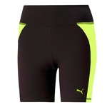 Short Puma Fit 5 Tight Feminino PRETO/VERDE