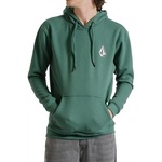 Blusão de Moletom Volcom Canguru Iconic Stone - Masculino VERDE