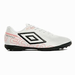 Chuteira Society Umbro Techno - Adulto BRANCO/LARANJA