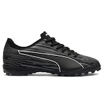 Chuteira de Society Puma Rapido Iii TT - Adulto PRETO/CINZA