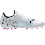 Chuteira de Campo Puma Future 7 Play Mg - Adulto BRANCO/PRETO