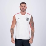 Camisa Regata do Flamengo adidas II 2024 - Masculina BRANCO