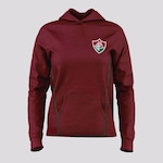 Blusão Com Capuz do Fluminense Braziline Rain - Feminino VERMELHO