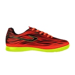 Chuteira Futsal Topper Slick V - Adulto Vermelho/Preto