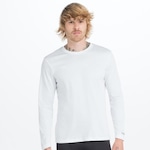 Camiseta Umbro Manga Longa Umbro Basic UV - Masculina BRANCO