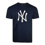 Camiseta New Era New York Yankees Big Logo - Masculina AZUL ESCURO