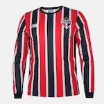 Camisa 2 do São Paulo Manga Longa 2024 New Balance - Masculina VERMELHO