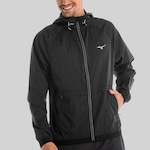 Jaqueta com Capuz Mizuno - Masculina PRETO