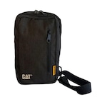 Bolsa Transversal Unissex Caterpillar PRETO/AMARELO