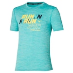 Camiseta Mizuno Core Run - Masculina AZUL