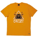 Camiseta Oakley Psy Frog Triangle Print Tee - Masculina AMARELO