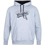 Blusão de Moletom com Capuz New Era Fechado Chicago White Sox Club House - Masculino MESCLA