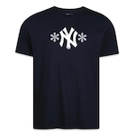 Camiseta New Era New York Yankees Action Winter Sports - Masculina PRETO