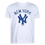 Camiseta New Era New York Yankees Mlb Core - Masculina BRANCO