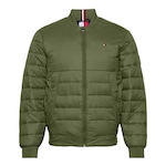 Jaqueta sem Capuz Bomber Tommy Hilfiger Packable Recycled Quilt - Masculina VERDE