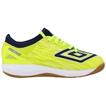 Chuteira de Futsal Umbro Futsal Ultimante - Infantil AMARELO/AZUL ESCURO