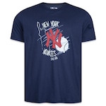 Camiseta New Era Regular New York Yankees All Sport Art - Masculina AZUL