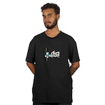 Camiseta Lost Smurfs Box Fit Pixador - Masculina PRETO