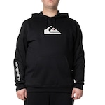 Blusão de Moletom com Capuz Quiksilver Comp Logo Plus Size Wt24 - Masculino PRETO