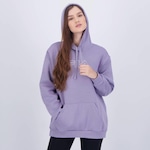 Blusão de Moletom com Capuz Fila Letter Winter - Feminino ROXO