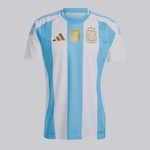 Camisa Argentina Home 2024 adidas - Masculina AZUL