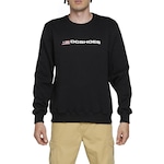 Blusão de Moletom Dc Shoes Careca Athletic Usa Crew - Masculino PRETO