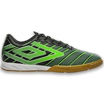 Chuteira Futsal Umbro Velocita Elixir Club - Adulto PRETO/VERDE