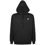 Blusão de Moletom New Balance Samll Logo - Masculino PRETO/BRANCO