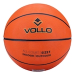 Bola de Basquete Vollo Tamanho 1 LARANJA ESCURO