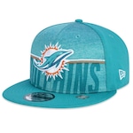 Boné Aba Reta New Era 950 Miami Dolphins Nfl Training 23 - Fechado - Adulto VERDE