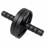 Rodinha Roda Abdominal Dupla Reforçada Profissional Fitness PRETO