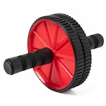 Rodinha Roda Abdominal Dupla Reforçada Profissional Fitness VERMELHO