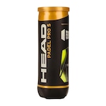 Bola De Padel Pro S Tubo Com 03 Unidades - Head - Head AMARELO