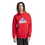 Blusão de Moletom com Capuz adidas Future Icon - Masculino VERMELHO