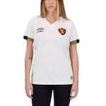 Camisa do Sport Recife Of. 2 2021 Umbro - Feminina BRANCO/PRETO