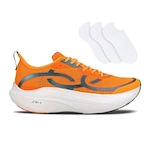 Kit Tênis Olympikus Corre Supra + 3 Pares de Meias - Unissex LARANJA