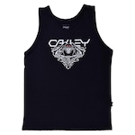 Camiseta Regata Oakley Ellipse Skull Tank - Masculina PRETO