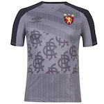 Camisa do Sport Recife 2022 Umbro Treino - Masculina CINZA/PRETO