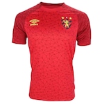 Camisa do Sport Recife Aquecimento 2022 Umbro - Masculina VERMELHO