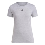 Camiseta adidas Small Logo - Feminina CINZA/PRETO