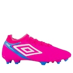 Chuteira de Campo Umbro Adamant Top Speed Club - Adulto ROSA/AZUL