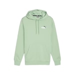 Blusão de Moletom com Capuz Puma Essentials+ Small Logo - Masculino VERDE