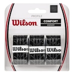 Overgrip Profile Preto com 03 Unidades- Wilson - Wilson PRETO